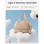 LOVEVOOK Large Travel Duffle Bag,Weekender Bags For Women with Shoe Compartment,Puffer Carry On Bags For Airplanes,Hospital Bag for Labor and Delivery,Overnight Bag With Toiletry Bag,Gym Tote Bag - Image 3