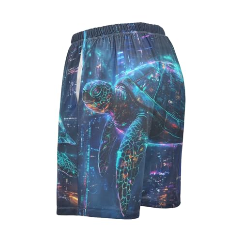 Dragon Thunder Men's Pajama Shorts Lounge Sleep Shorts Pjs Bottoms Pants3