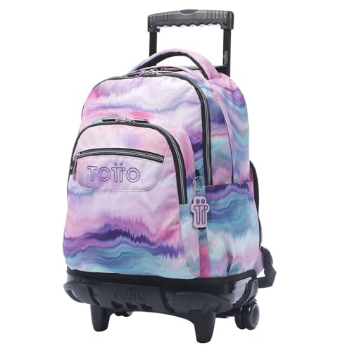TOTTO MOCHILA ESCOLAR RUEDAS PALLAY ROSA Unisex-adulto ROSA 60