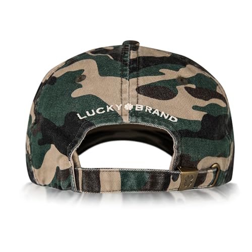 Image of Lucky Brand Classic Cotton Adjustable | Dad Hat | Baseball Cap | Golf | Fishing | Low Profile | 5 Panel Design