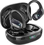 HAOYUYAN Wireless Earbuds, Sports Bluetooth Headphones, 80Hrs Playtime Ear Buds with LED Power Display, Noise Canceling Headset, IPX7 Waterproof Earphones for Workout/Running
