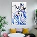 SRAML Esdeath（Akame Ga Kill） Poster Wall Art Picture Painting Poster Canvas Print Posters Artworks Bedroom Living Room Decor 12x18inch(30x45cm)