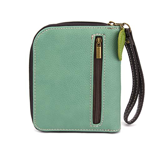 Image of CHALA Zip Around Wallet, Wristlet, 8 Credit Card Slots, Sturdy Pu Leather
