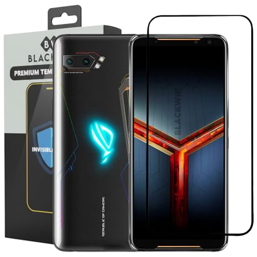 Image of Blackwik Tempered Glass Screen Protector for Asus ROG 2 with Edge-To-Edge Protector Coverage | Easy Installation Kit (Black)