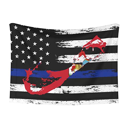 Flag Map of Bermuda Soft and Cozy Pet Blanket for Dogs and Cats - Versatile and Comfortable Large