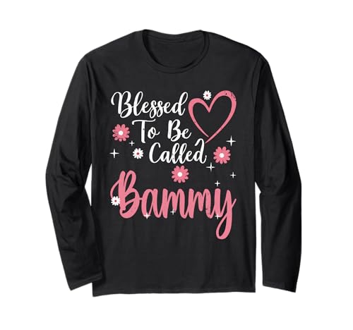 Blessed To Be Called Bammy Flower Heart Cute Mother's Day ����T�V���c