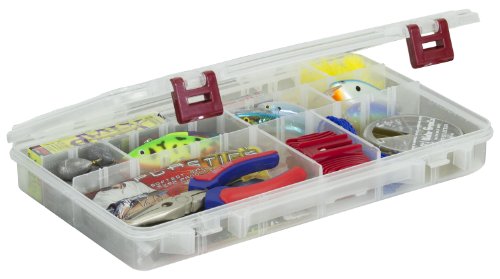 Plano ProLatch StowAway 6-21 Adjustable Compartment Box, 2365002, 11"L x 7-1/4"W x 1-3/4"H, Clear - Lot of 3