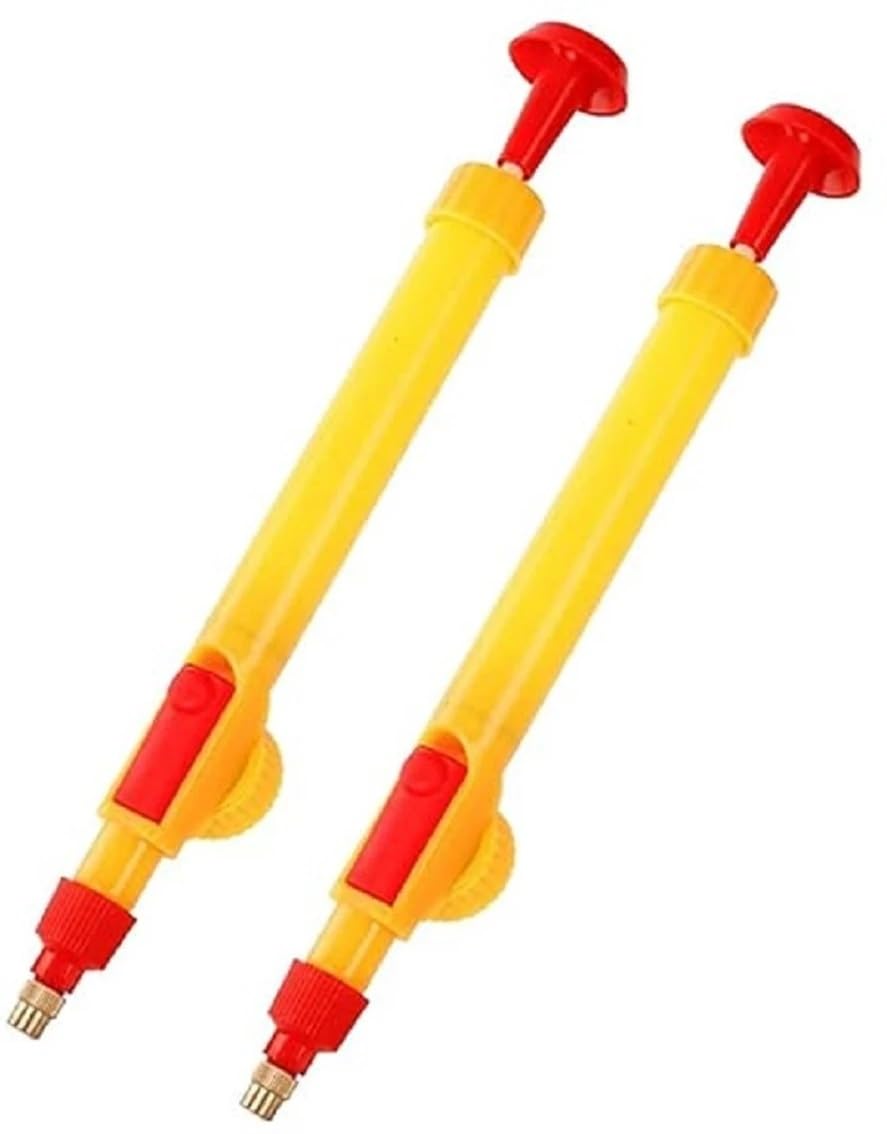 Plastic Bottle Pump Sprayer, Yellow and Red, Wide and Narrow Stream, Multi-Purpose, Pack of 2-image-18