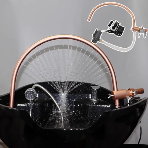 ポンプ付き業務用サロン水洗浄装置、金属製水循環式ヘッドセラピー装置、ヘアシャワー用汎用頭皮水スパマッサージ