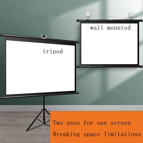 Pantalla de proyección con soporte de 72 pulgadas 16:9 miniatura 2