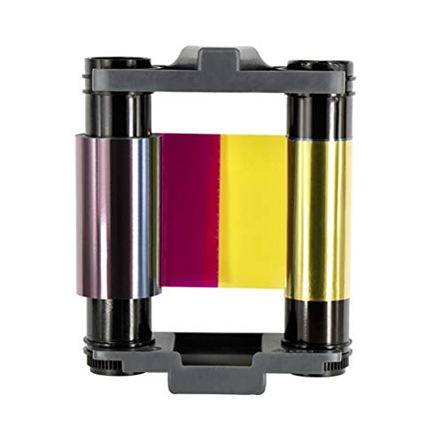 CBGR0100C YMCKO   Cinta a todo color para impresoras de tarjetas Evolis Badgy 100 Badgy 200, 100 impresiones