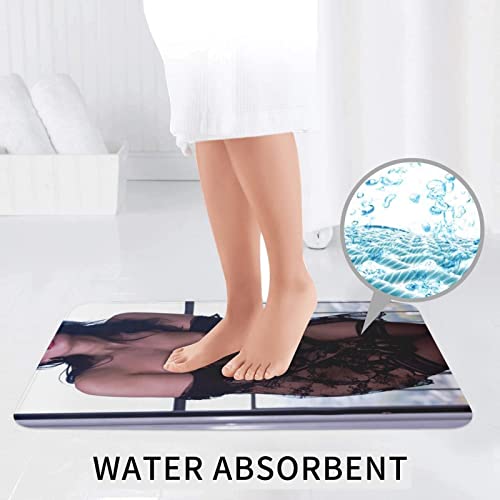 Badematten Set 3 Teilig,Toilettenmatte Set,3Er Badgarnitur Badezimmer Matte Set Dusch Bade Matte Vorleger Teppich 3D… – Bild 6