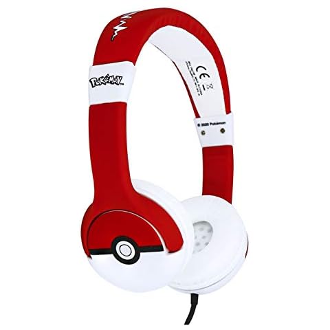 OTL Technologies Kids headphones - Pokémon Pokéball for Ages 3-7 Years Red Cover
