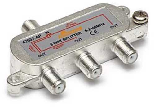 Danitech Antenne Verteiler SAT 1 zu 3 F-Stecker Signal