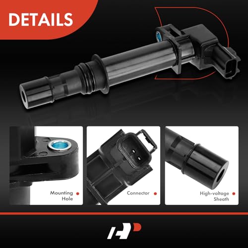 A-Premium Engine Ignition Coil Pack Compatible with Dakota Ram 1500 2002-2008 Durango 2004-2008 Jeep Commander Grand Cherokee 2005-2008 3.7L 4.7L by A-Premium - Image 5