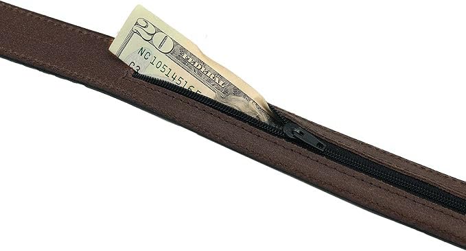 Thomas Bates Mens Kennedy Money Belt - Leather Strap with Hidden Pocket for Cash & Travel Essentials- Anti Theft Accessories2