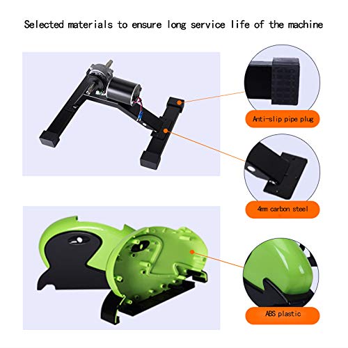 Pedaleador eléctrico con resistencia ajustable y pantalla LCD miniatura 3