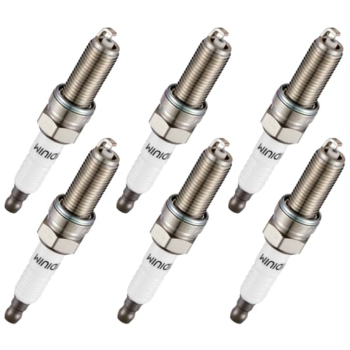BDFHYK Iridium Spark Plugs 6 Pack 93175 Compatible with Honda 2008-2017 Accord 3.5L for Odyssey 2008-2019 for Pilot 2009-2019 Compatible with Ram 1500 2013-2019 Replacement for LKR7DIX11S