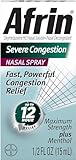 Afrin Severe Congestion Nasal Spray with Menthol-0.5 oz. (Quantity of 6)