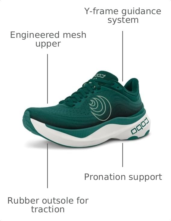 Image of Topo Athletic Men's Lightweight Comfortable 5MM Drop Aura Road Running Shoes, Athletic Shoes for Road Running