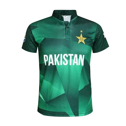 KNK Cricket Jersey T20 WC 2024 Supporter T-Shirt All Cricket Team Uniform - Pakistan 50