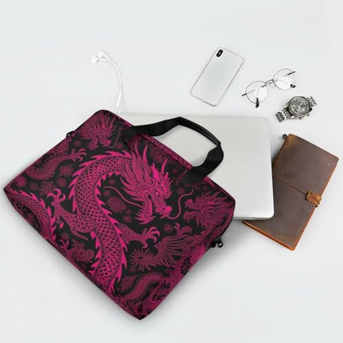 Funda para computadora portátil de 15.6 pulgadas roja contra arañazos 7
