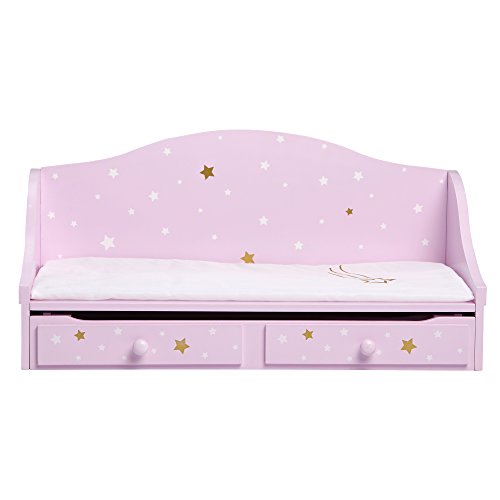 Olivias World 18 Zoll Babypuppen-Möbel Holz Puppen-Ausziehbett TD-0096AP Cover