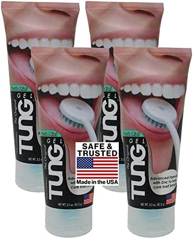 Tung Fresh Mint Tongue Cleaner Gel - Pack of 4