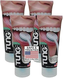 Tung Fresh Mint Tongue Cleaner Gel - Pack of 4