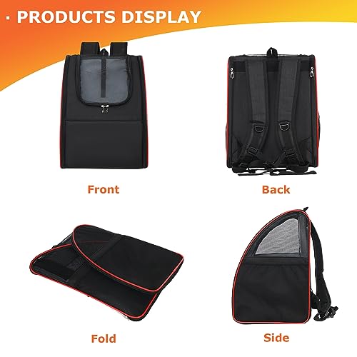 AbleHope Mochilas para Gatos para Transportar Gatos Mochila para Animais de Estimação para Cães E Ga