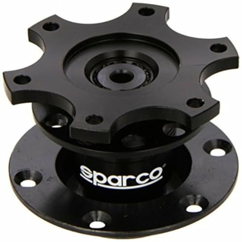 SPARCO Volante de Liberação Rápida Ajuste Universal Preto