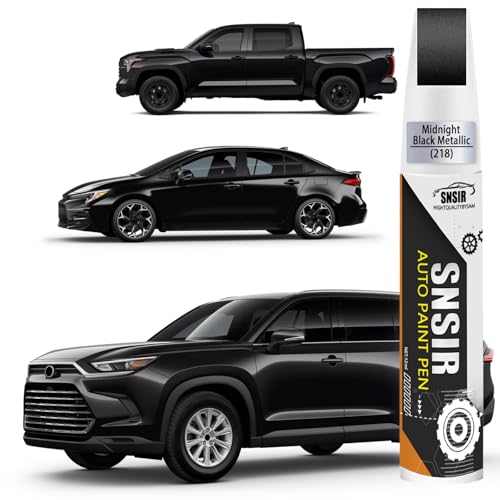 Image of Car Touch up Paint(218 Attitude /Midnight Black Metallic) Compatible with Toyota, Car Paint Pen Scratch Repair Two-In-One Touch Up Paint, Premium Car Scratch Remover for Deep Scratches