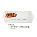 Mud Pie 4801031 Thanksgiving Baker Set of 2 Casserole Dish, One Size, White