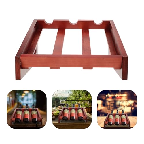 Soporte de Madera para Botellas de Vino KICHOUSE miniatura 3