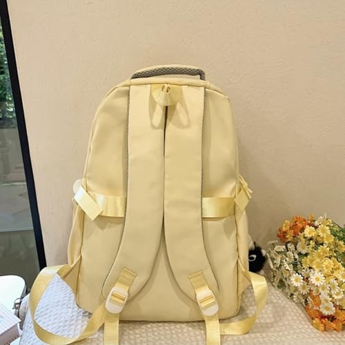 Sac à dos d'école en nylon vert de grande capacité pour ordinateur - 7