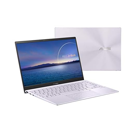 ASUS ZenBook 14 UX425EA-KI359T - Ordenador portátil 14" Full HD (Intel Core i7-1165G7, 16GB RAM, 512GB SSD, Iris Xe Graphics, Windows 10 Home) Lila Neblina - Teclado QWERTY español