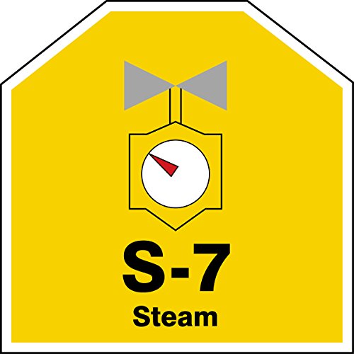 Marquage industriel S-7 Steam Accuform en Dura-Vinyl haute fidélité visuelle et longue durée
