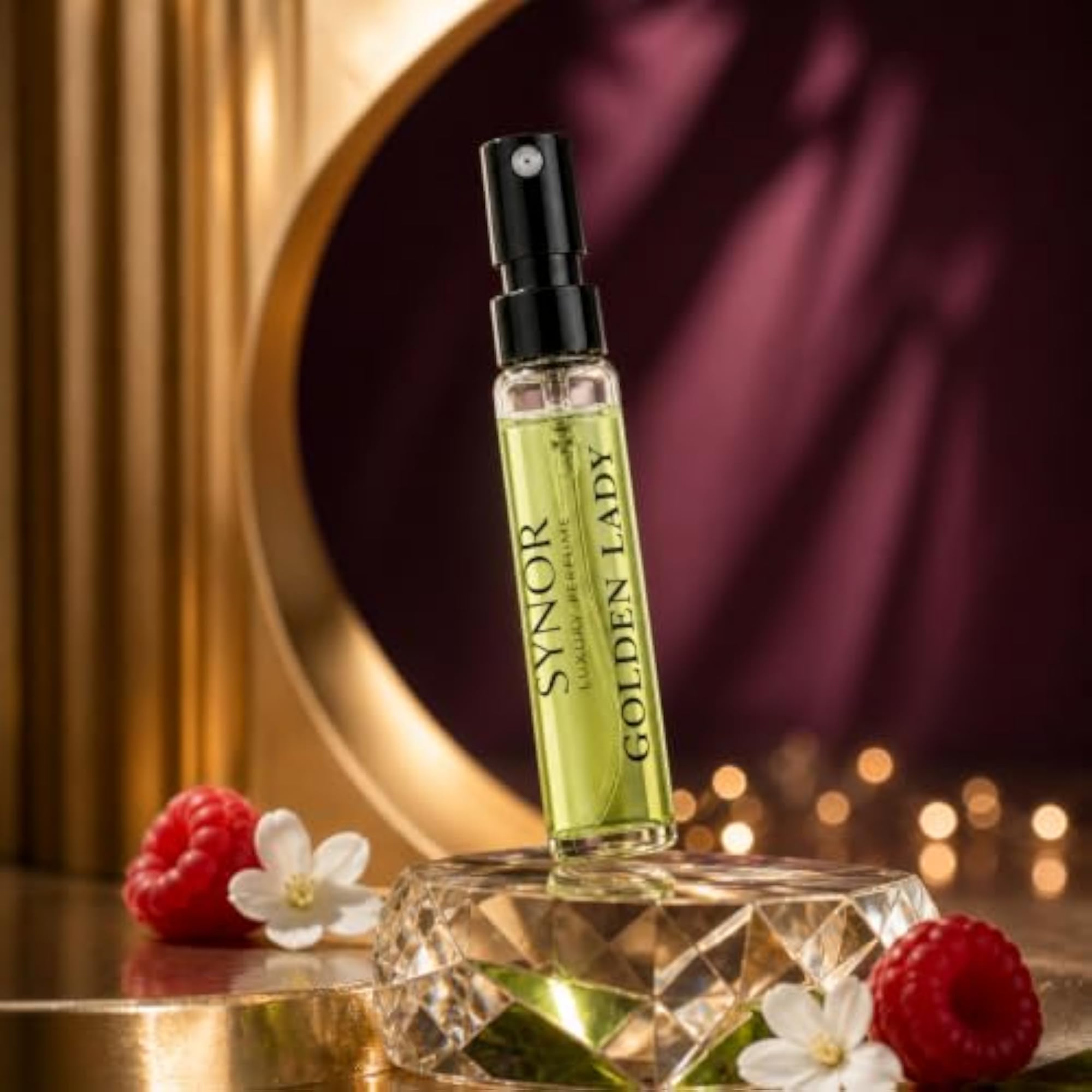 Golden Lady Perfume, Long Lasting Warm Floral Fragrance