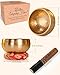 Tibetan Singing Bowls Set Authentic - Handmade in Nepal Sound Bowl for Yoga, Chakra, Meditation, Stress Relief Tool, Meditation Accessories and Unique Gifts for Women, Men