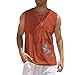 Mymyguoe Herren Workout Fitness Hoodie Muskelshirt für Training Herren Frühling und Sommer Tops Casual Sport ärmelloses Top Baumwolle Leinen Weste einfarbig Malerei Tank Top Glänzend