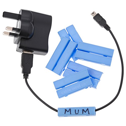 Preisvergleich Produktbild Cablebug2 (klein) Packung mit 40 stück HELLBLAU