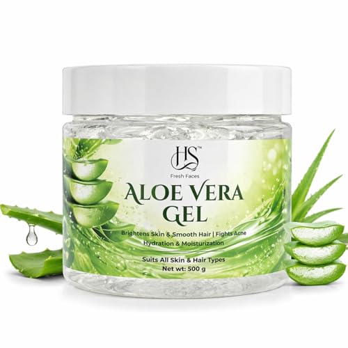 Image of Pure Aloe Vera Gel | Deep Hydration & Skin Soothing | Natural Moisturizer for Face, Hair & Body | 500 gm