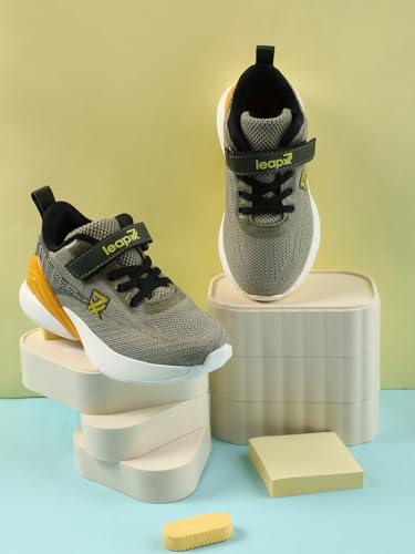Image of Liberty Leap7x Cover 02 Sports Lacing Running Shoes for Kids with EVA Sole| Suitable for Walking and Jogging | Comfortable Outsole | Lightweight Durable and Cushioned Footbed