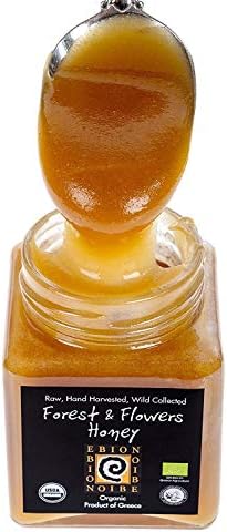 Wild Raw Organic Greek Honey (Forest & Flowers Honey) (Imported)