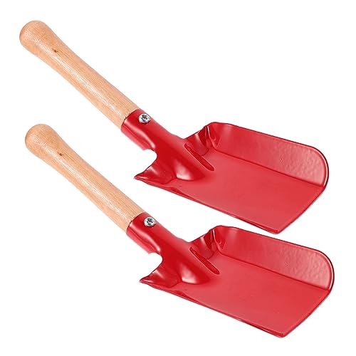 SUPVOX 2 Pezzi Mini in Metallo Per Giardinaggio Attrezzo Manuale Per Scavare, Trapianto Vasi e Altre Operazioni