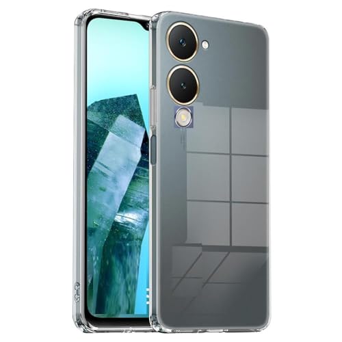 Image of Soft Silicone TPU Flexible Back Cover Compatible with Vivo Y19e