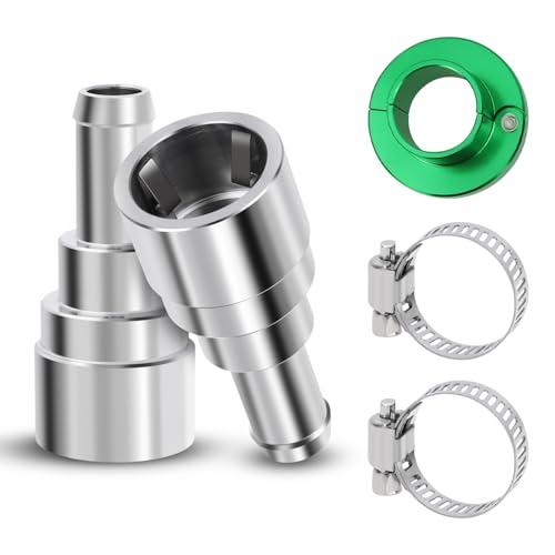 AFEISOL 800-409HP Stainless Steel Heater Hose Connector Coolant Hose Heater Core Connector Compatible with Chevy GM Coolant Connector Inlet/Outlet 3/4