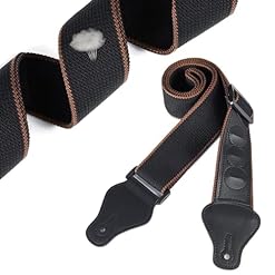 Sangle de Guitare, 2Pcs Sangle Guitare avec Extrémités en cuir Sangle de Guitare avec Longues Extrémités en cuir + 6 médiators + 2 sangles Sangle Guitare pour Guitares Lourdes Guitare Acoustique - Les Beatles, Paul McCartney, John Lennon, RIngo Starr, George Harrison Sangle de Guitare, 2Pcs Sangle Guitare avec Extrémités en cuir Sangle de Guitare avec Longues Extrémités en cuir + 6 médiators + 2 sangles Sangle Guitare pour Guitares Lourdes Guitare Acoustique – Image 2