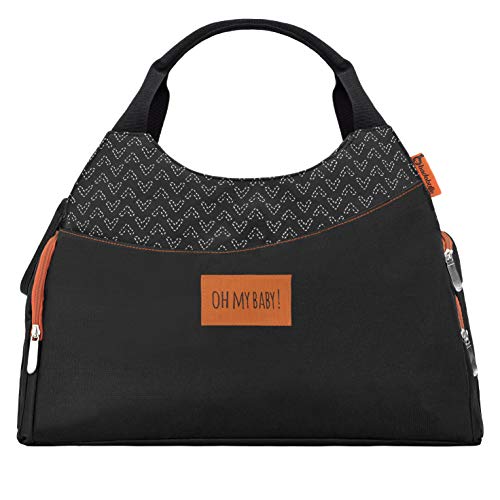 Badabulle Multipocket Wickeltasche, schwarz Cover