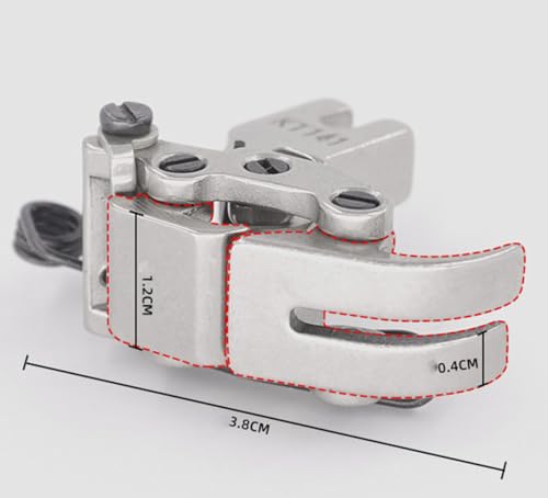 Pie prensatelas plano para máquina de coser industrial miniatura 2